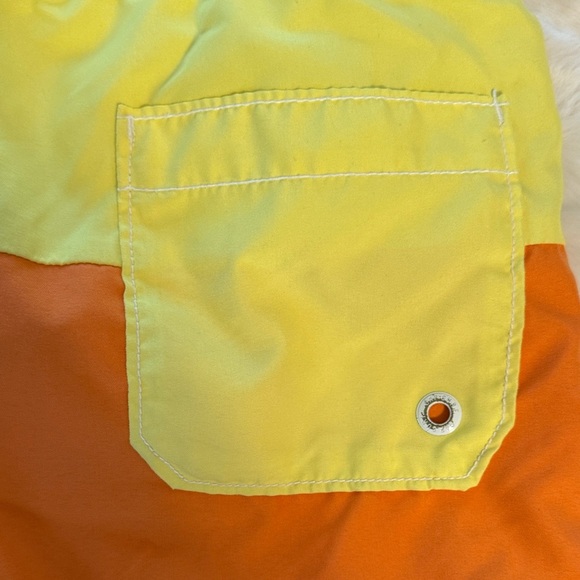 GAP Boy's Yellow, Orange, and Berry Swim Trunks, Size 8 - Picture 5 of 8